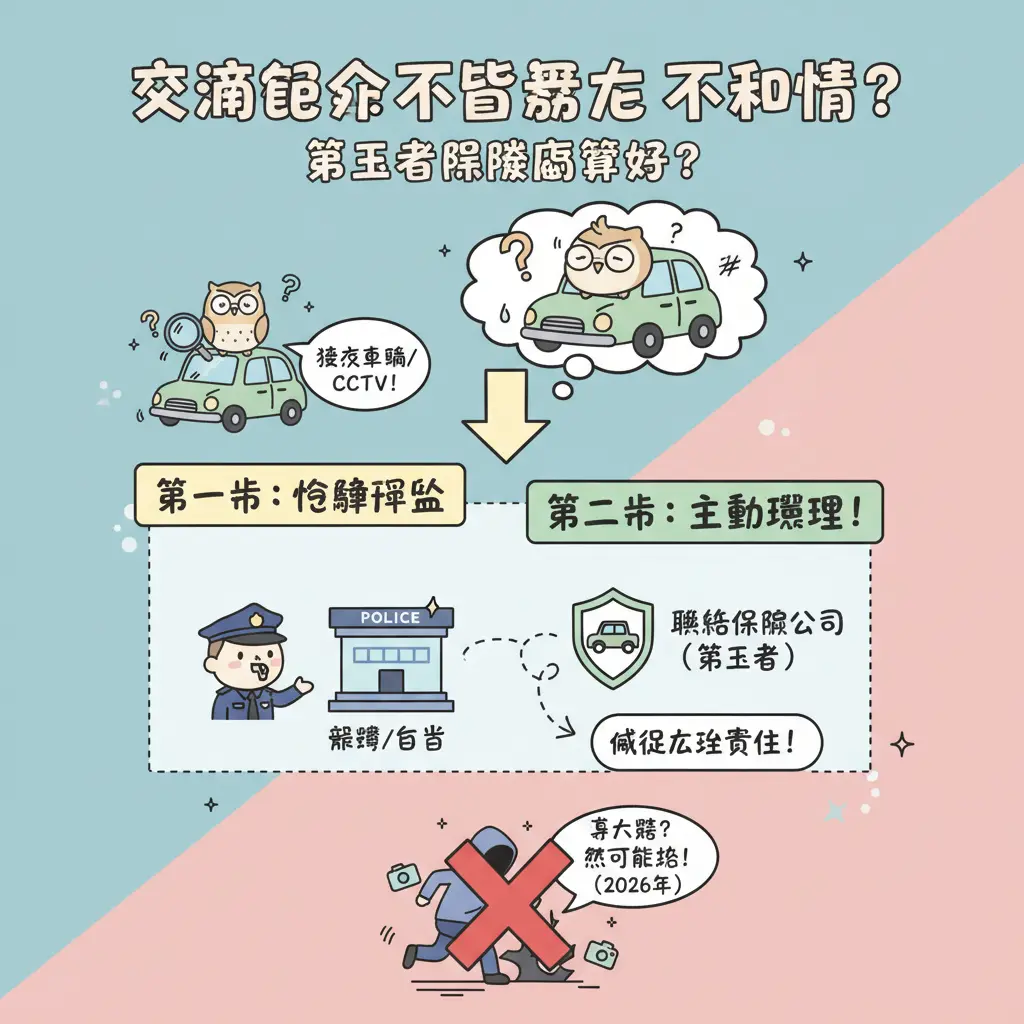 交通意外不顧而去不知情 - 第三者保險