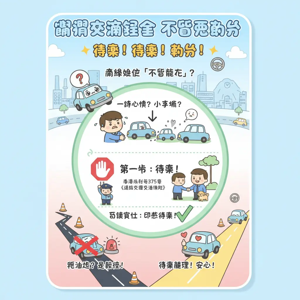 交通意外不顧而去扣分 - 觀塘