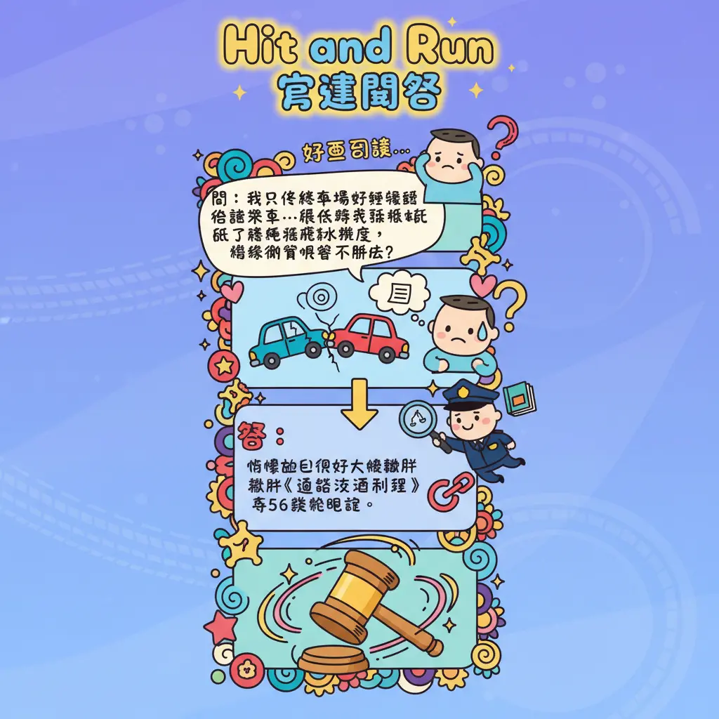 意外後沒有停車及意外後沒有報案 - 司機