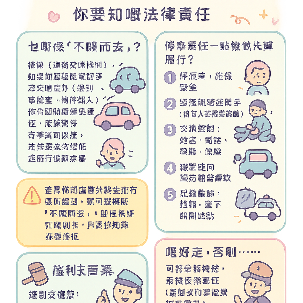 交通意外不顧而去刑罰 - 交通意外