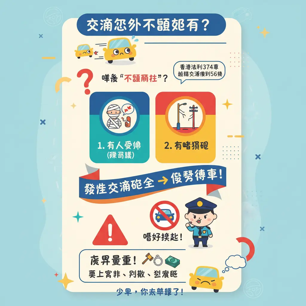 交通意外不顧而去不知情 - 交通意外