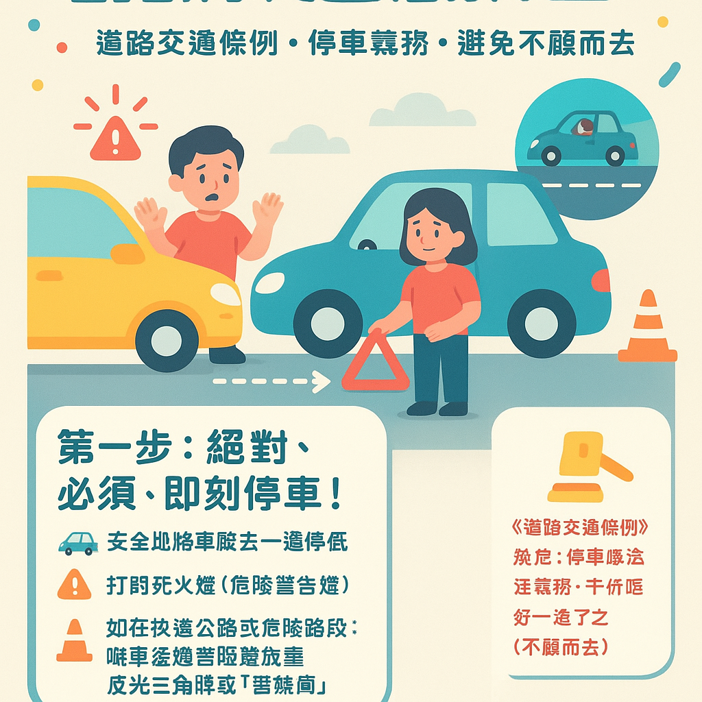 輕微交通意外不顧而去 - 道路交通條例