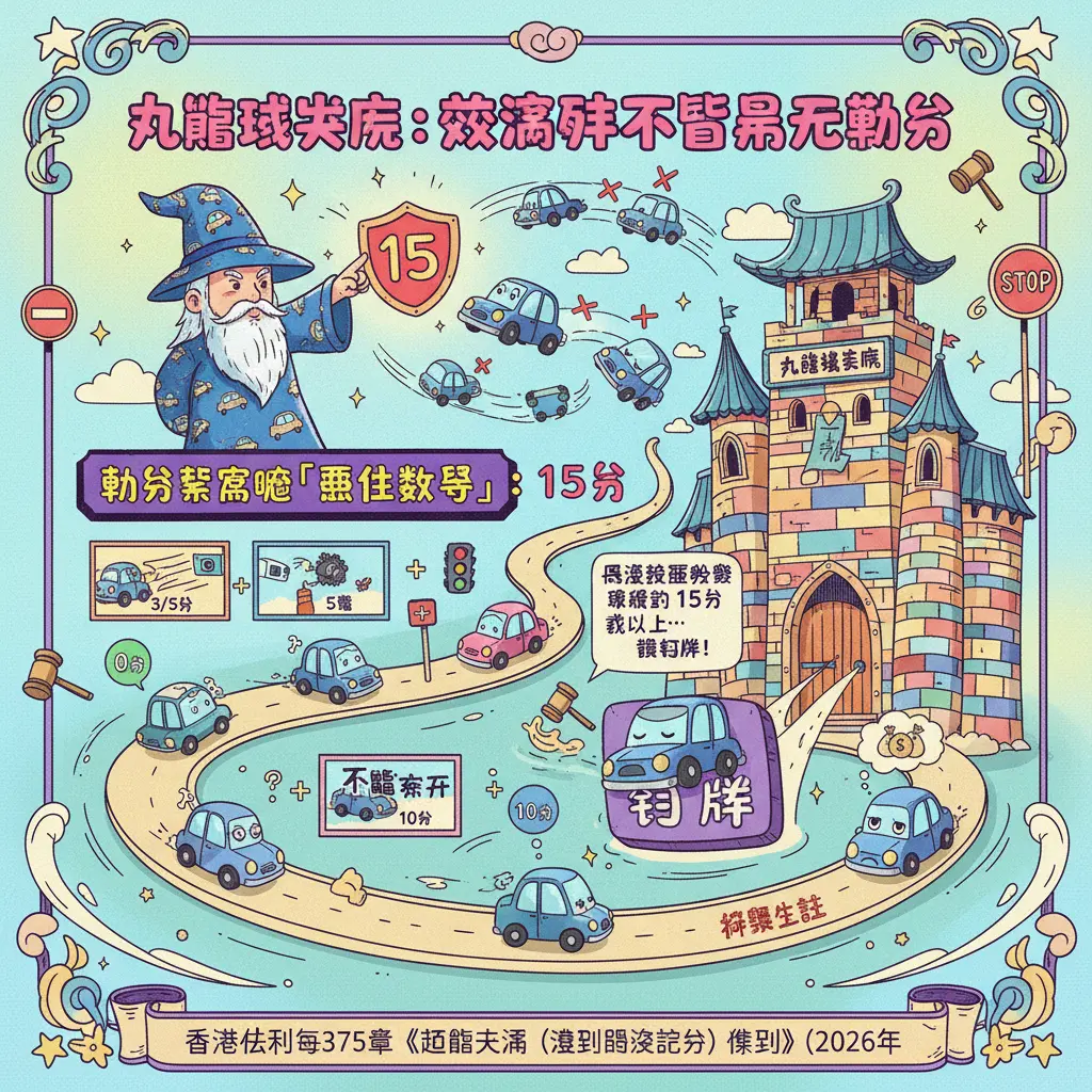 交通意外不顧而去扣分 - 九龍城法院