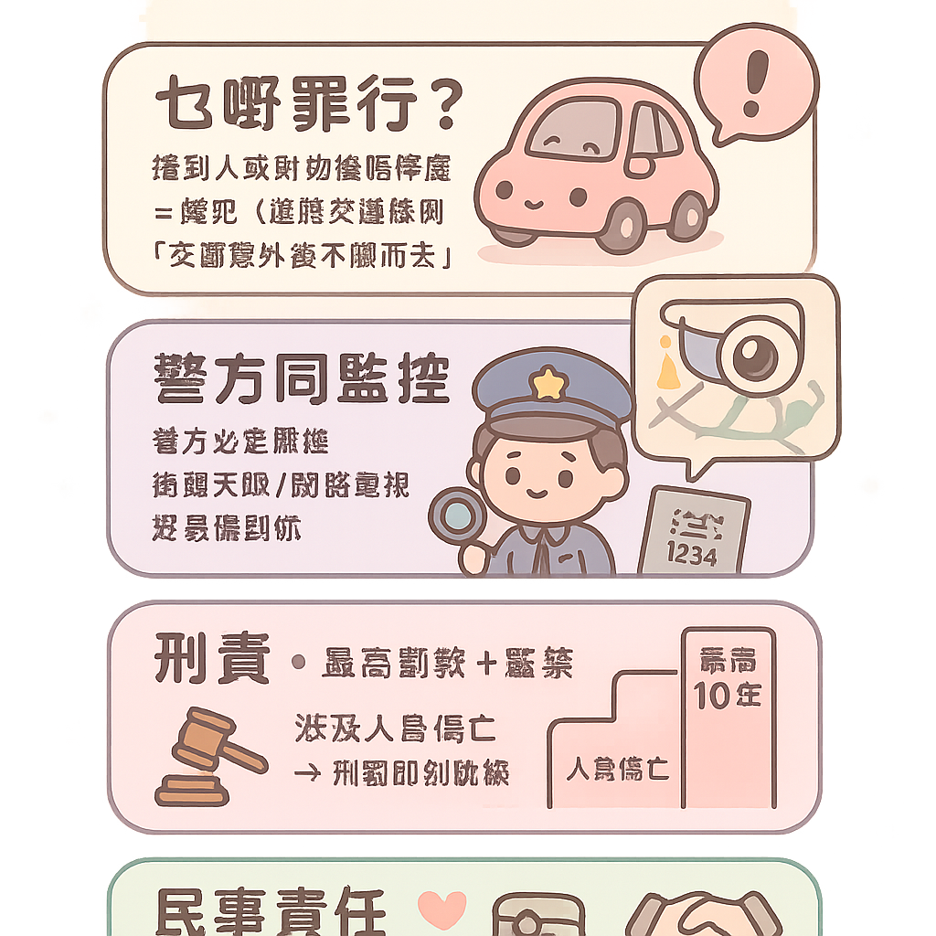 輕微交通意外不顧而去 - 人身傷亡