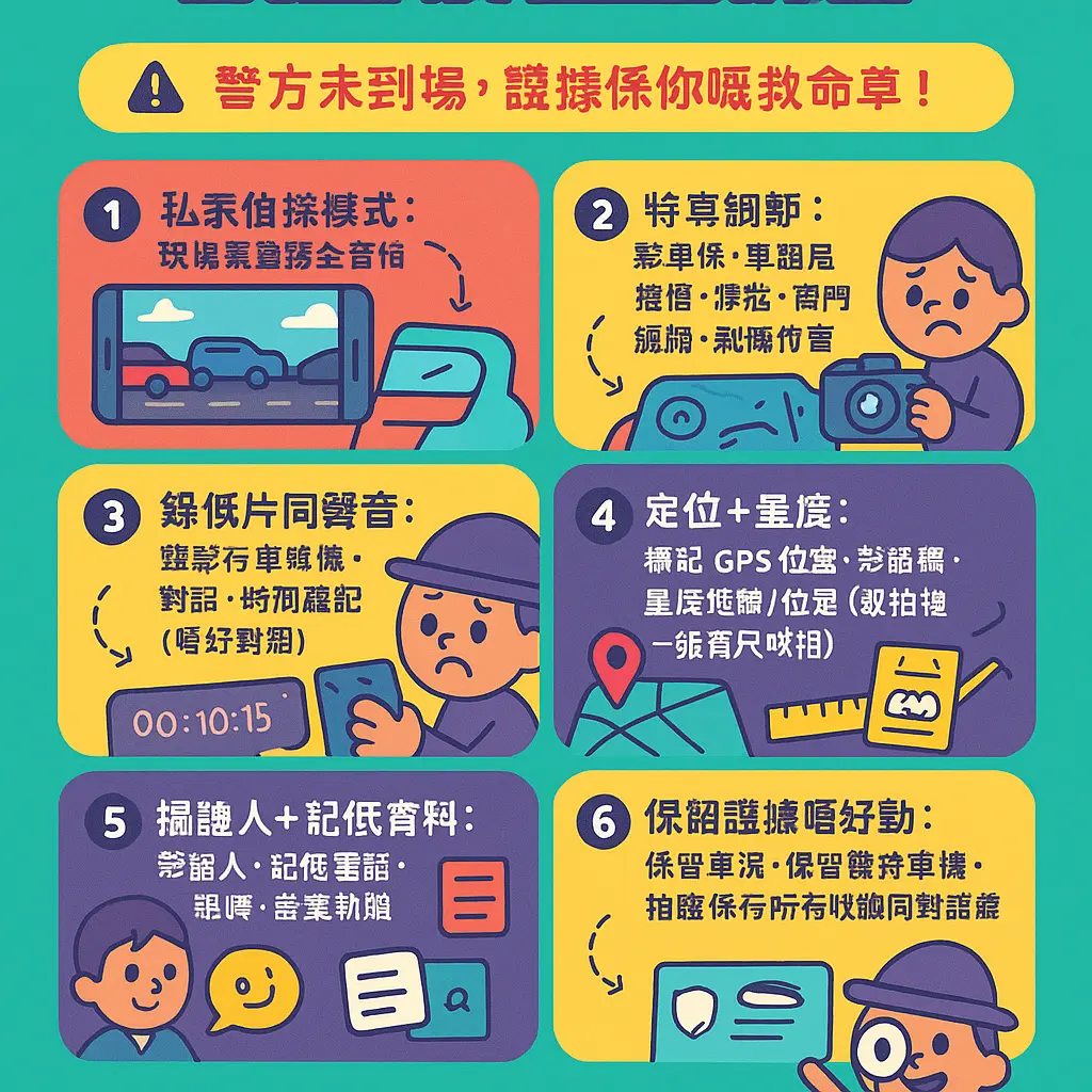 發生交通意外後沒有報案 - cap