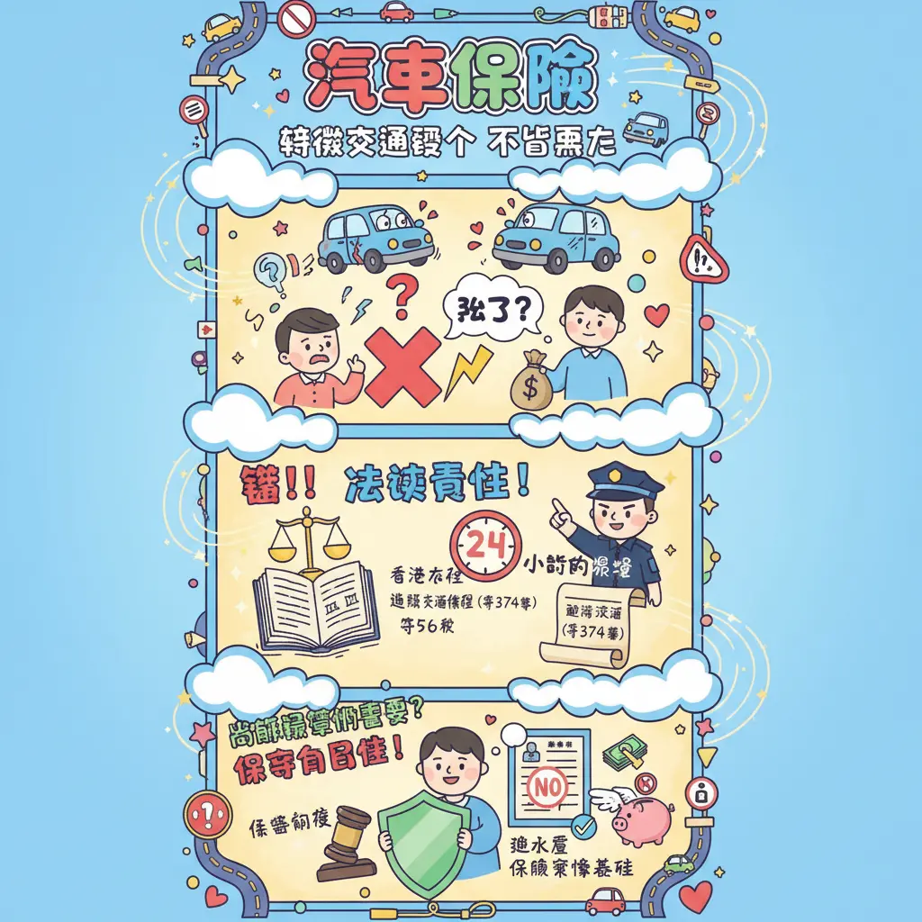 輕微交通意外不顧而去 - 汽車保險