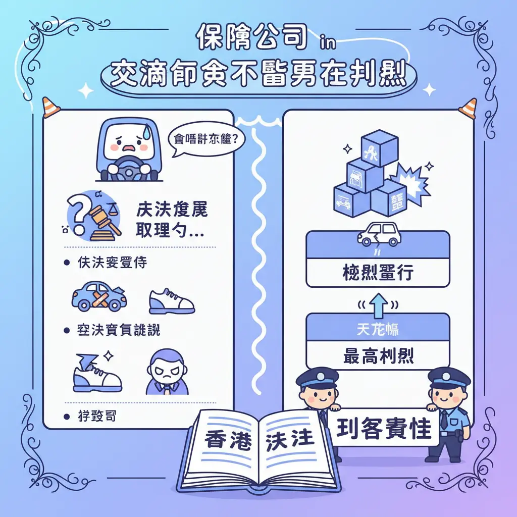 交通意外不顧而去刑罰 - 保險公司