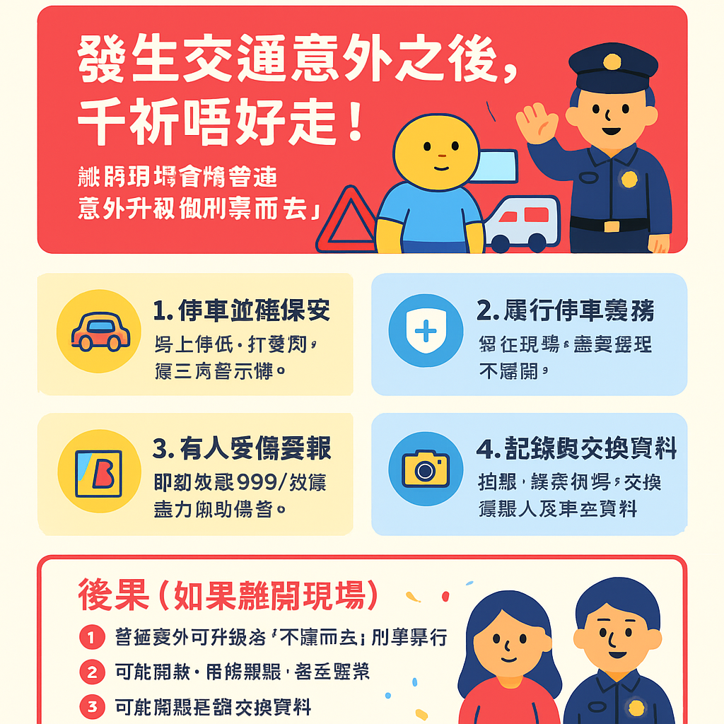 不顧而去刑事 - 道路安全