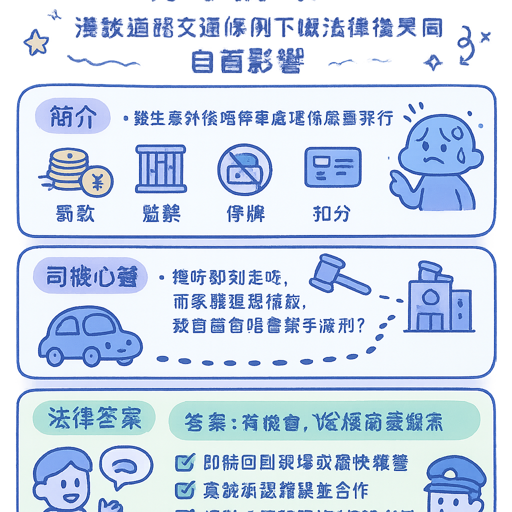 交通意外不顧而去刑罰 - 不小心駕駛