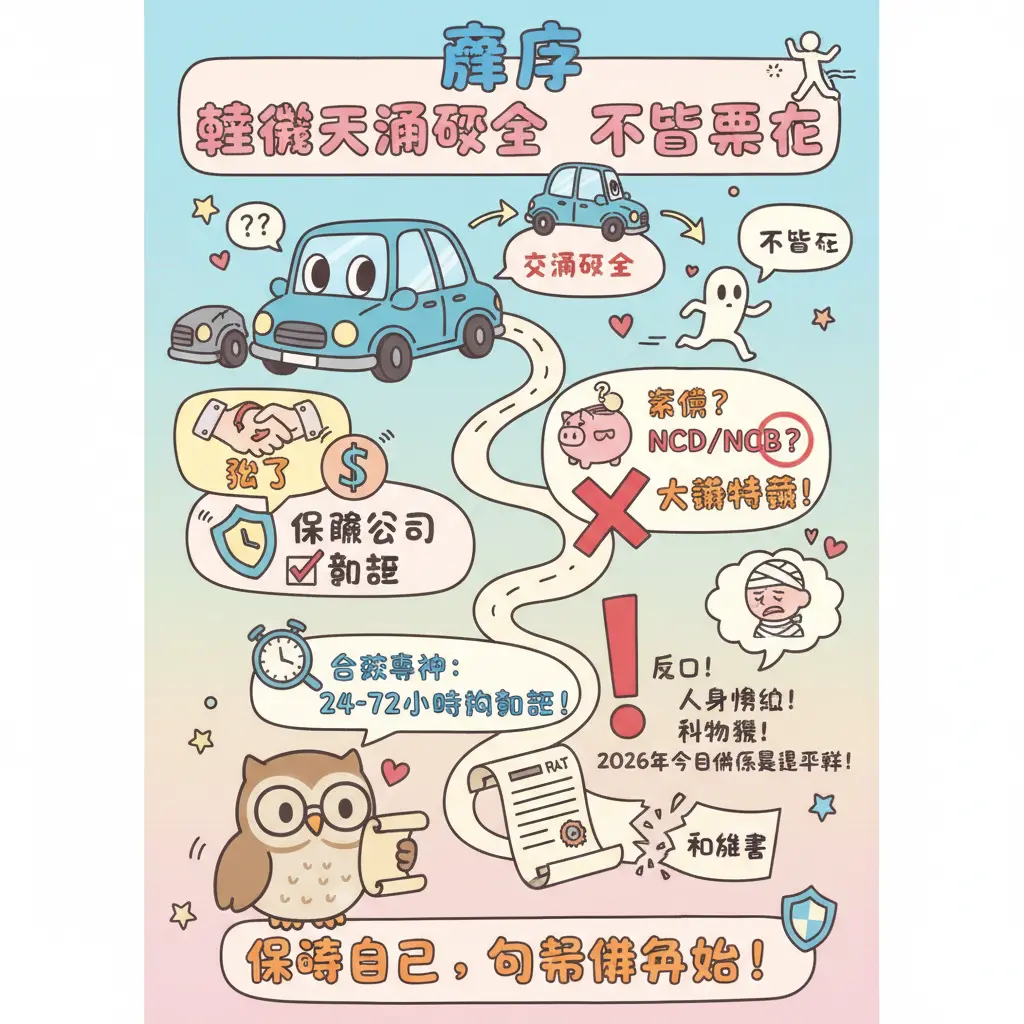 輕微交通意外不顧而去 - 警方