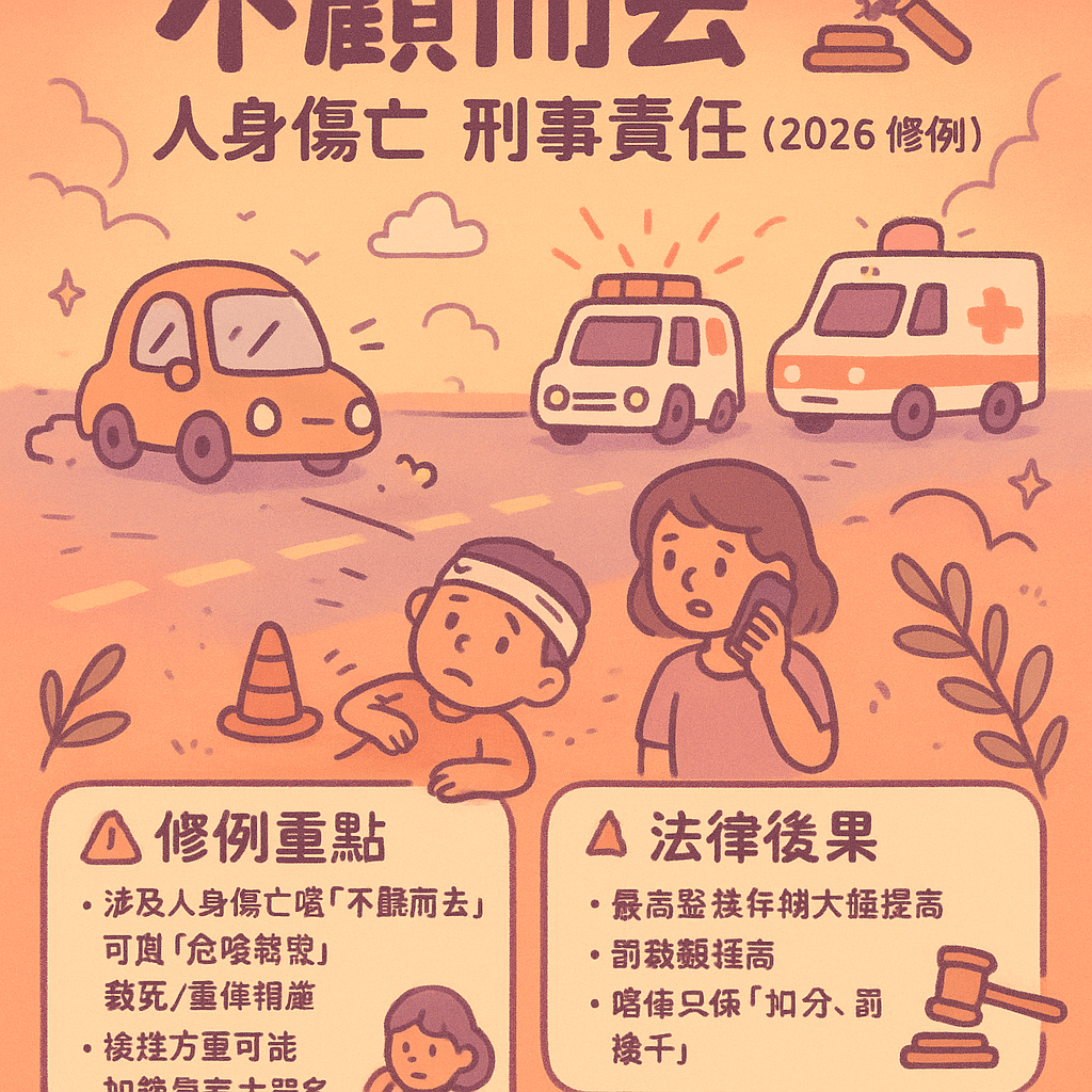 不顧而去刑事 - 人身傷亡