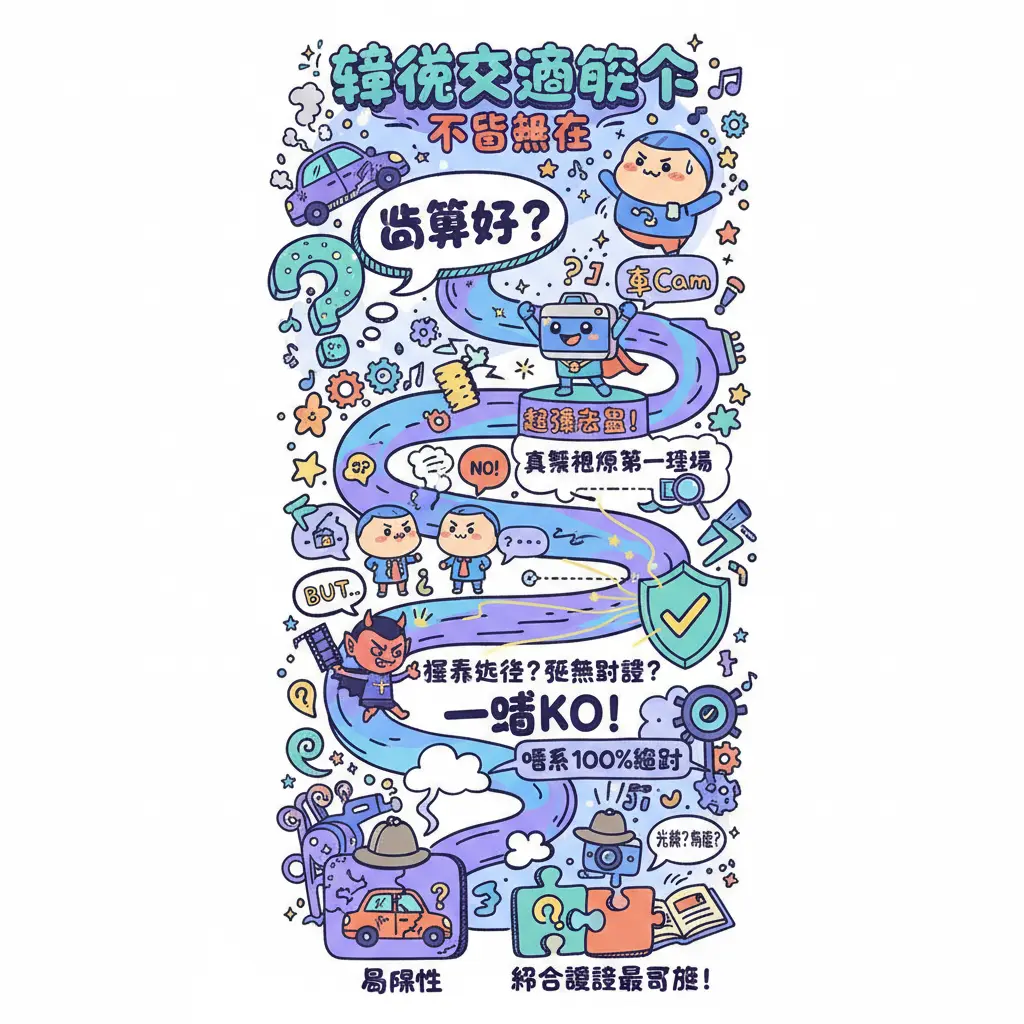 輕微交通意外不顧而去 - 賠償