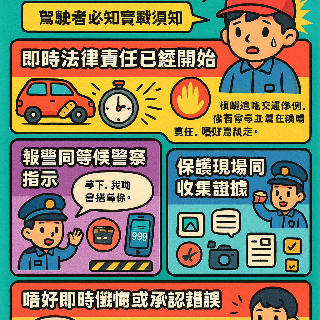 交通意外不顧而去刑罰 - 交通違例