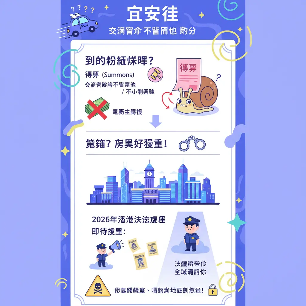 交通意外不顧而去扣分 - 宜安街